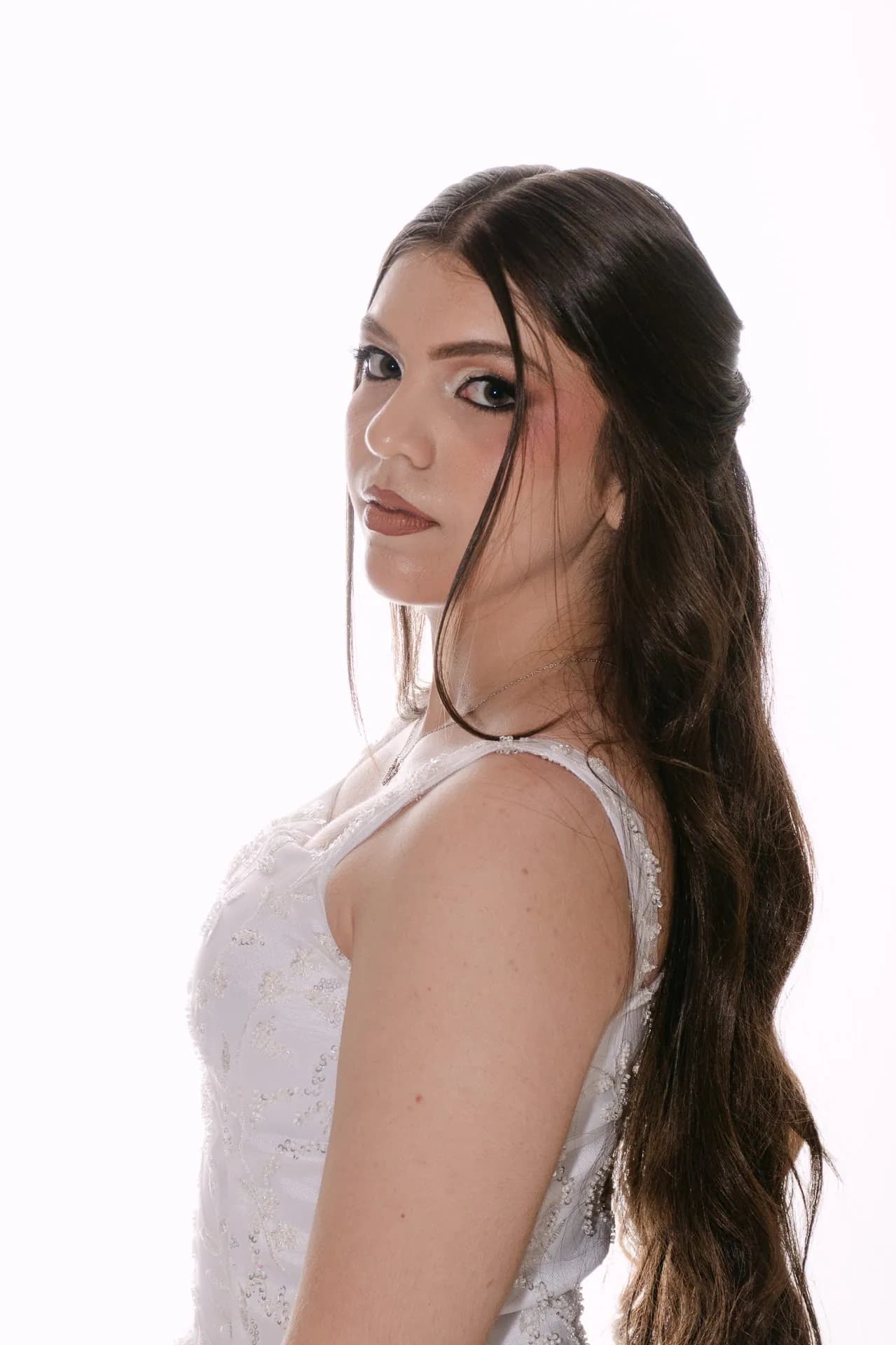 Retrato de estudio de una quinceañera